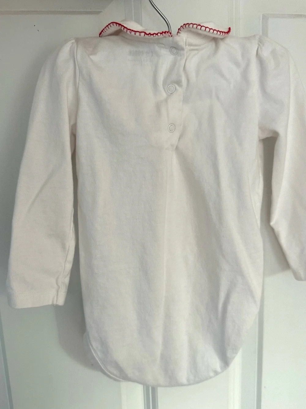 Gymboree 18-24M Apple Corduroy Jumper Dress & Heart Collar Bodysuit 2pc Set